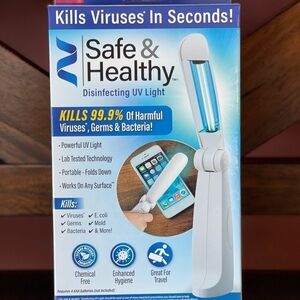Safe & Healthy Disinfecting Travel UV Light New nice for home or travel